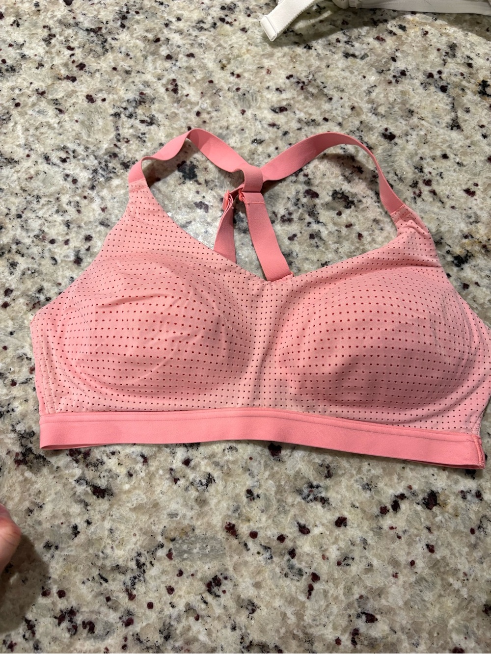 Victorias Secret Women’s Pink Racerback Perforated Comfort Bra